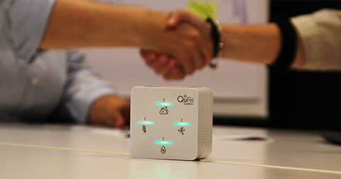 QuAir: Environmental Monitoring and Smart Management for Energy Efficiency